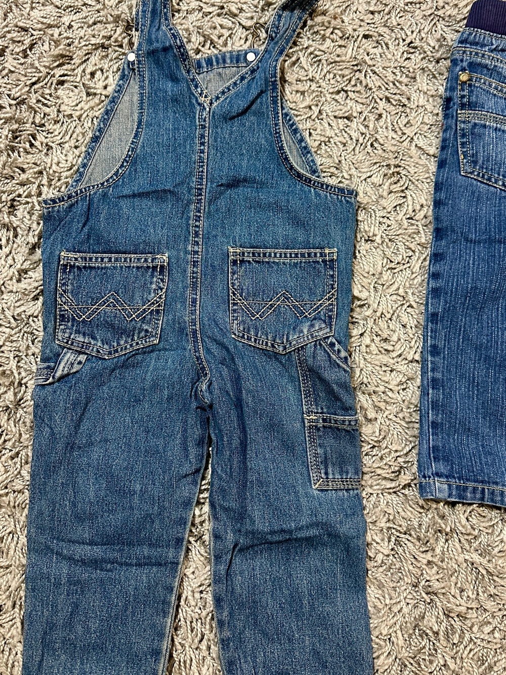 Wonderkids Denim Pull-On Jeans in Navy and Blue - Picture 7 of 16